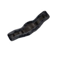 Korte singelhoes gel klassiek met schapenvacht Acavallo Grijs