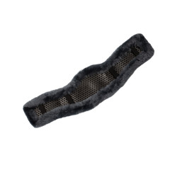 Korte singelhoes gel klassiek met schapenvacht Acavallo Grijs