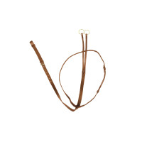 Lederen martingaal voor de Derby-race Cognac Bruin