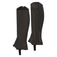 Mini chaps GP stretch leer Acavallo Zwart Mini chaps GP stretch leer Acavallo Zwart