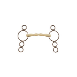 Mors Gag Happy Mouth met Mullen mondstuk en 4 ringen