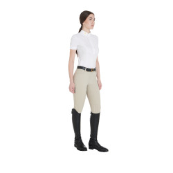 Damesrijbroek Aria full grip defect Equestro Zanddollar Beige