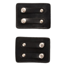 Wedstrijddrager voor rugnummer met 4 cijfers 12x8 cm Equestro Zwart