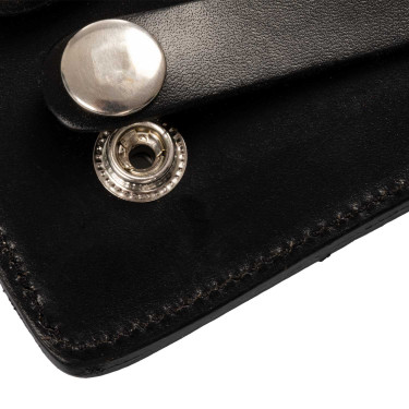 Wedstrijddrager voor rugnummer met 4 cijfers 12x8 cm Equestro Zwart