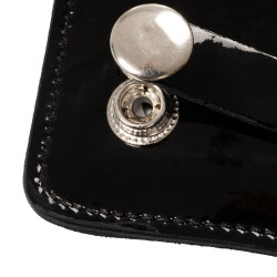 Wedstrijdnummerschilder met 4 cijfers 12x8 cm Equestro met strass-steentjes Zwart