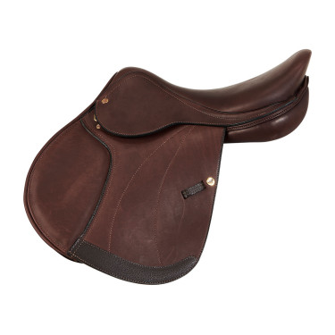 Springzadel Firenze houten boom dubbel leer Acavallo Donkerbruin Springzadel Firenze houten boom dubbel leer Acavallo Donkerbruin