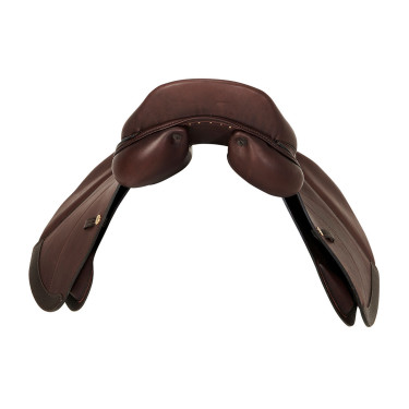 Springzadel Firenze houten boom dubbel leer Acavallo Donkerbruin Springzadel Firenze houten boom dubbel leer Acavallo Donkerbruin