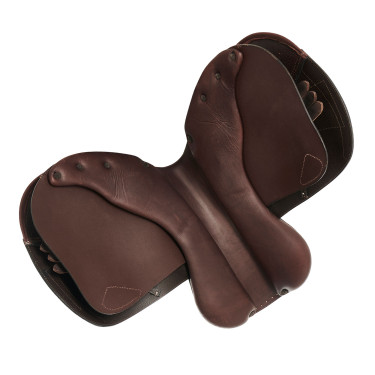 Springzadel Firenze houten boom dubbel leer Acavallo Donkerbruin Springzadel Firenze houten boom dubbel leer Acavallo Donkerbruin