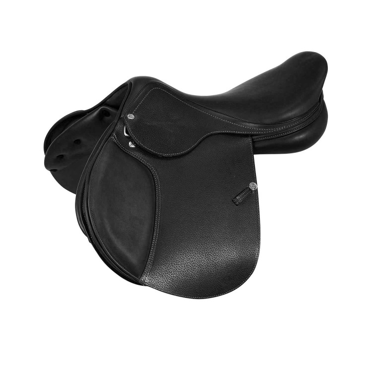 Springzadel Roma houten boom gehamerd leer Acavallo