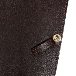 Springzadel Roma houten boom gehamerd leer Acavallo Donkerbruin