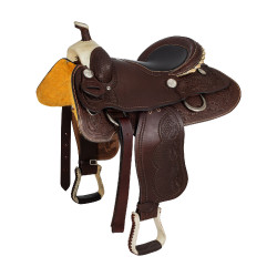 Zadel voor team roping Denver