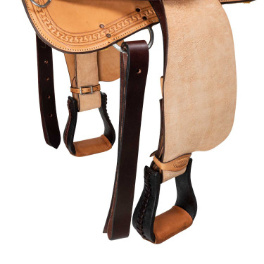 Zadel Denver Wade Waffle Natuurlijk Bruin