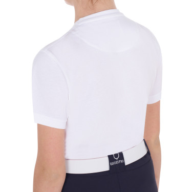 Meisjes-T-shirt met paardenprint in interferentie Equestro Meisjes-T-shirt met paardenprint in interferentie Equestro