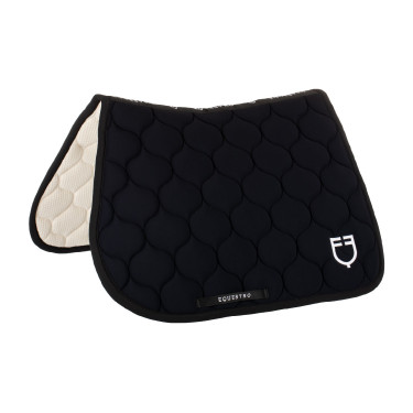 Gevoerde springmat van technisch textiel Equestro Zwart Gevoerde springmat van technisch textiel Equestro Zwart