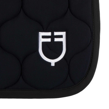 Gevoerde springmat van technisch textiel Equestro Zwart Gevoerde springmat van technisch textiel Equestro Zwart