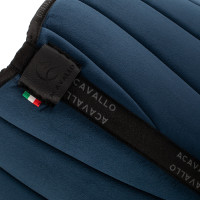 Zadeldek DS CW-CS gewatteerd louvre en bamboe Acavallo Blauw