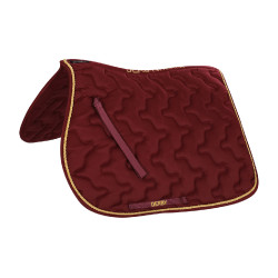 Zadeldek pony Derby Bordeaux / goud / bordeaux