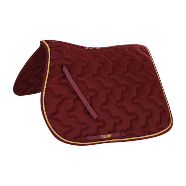 Zadeldek pony Derby Bordeaux / goud / bordeaux
