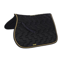 Zadeldek pony Derby Marine / goud / marine Marineblauw