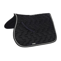 Zadeldek pony Derby Marine / zilver / marine Blauw