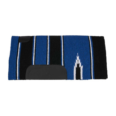 Navajo-deken met leren patch LTA Motieven