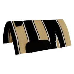 Navajo-deken met leren patch Navajo-deken met leren patch