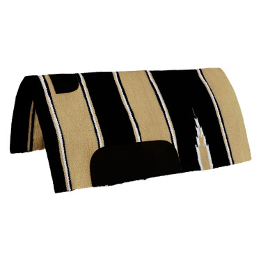 Navajo-deken met leren patch Navajo-deken met leren patch