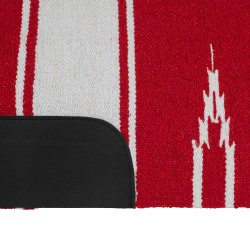 Navajo-deken met leren patch LTE Motieven Navajo-deken met leren patch LTE Motieven
