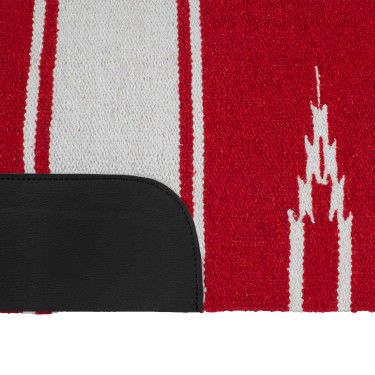 Navajo-deken met leren patch LTE Motieven Navajo-deken met leren patch LTE Motieven