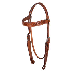 Western hoofdstel met randstempeling McBryan