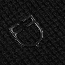 Unisex wollen halswarmer Equestro Zwart