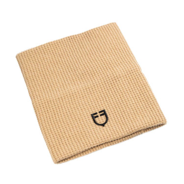 Unisex wollen halswarmer Equestro Kameel