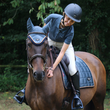 LeMieux Loire Classic Dressuur Vierkant Petrol Blauw LeMieux Loire Classic Dressuur Vierkant Petrol Blauw