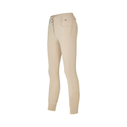 Broek met volledig zitvlak rechte snit dames Kingsland KLKira H-Shape Beige klinker Broek met volledig zitvlak rechte snit dames Kingsland KLKira H-Shape Beige klinker