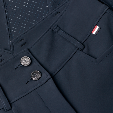 Broek met volledig zitvlak rechte snit dames Kingsland KLKira H-Shape Marine Marineblauw