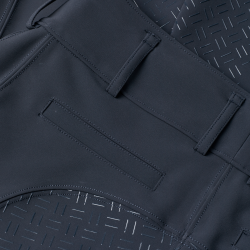 Broek met volledig zitvlak rechte snit dames Kingsland KLKira H-Shape Marine Marineblauw