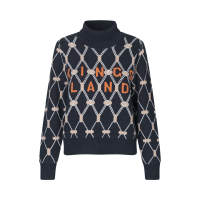 Gebreide trui Kingsland KLVy dames Marine Marineblauw