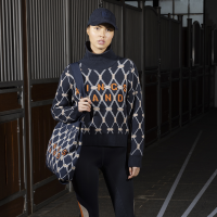 Gebreide draagtas Kingsland KLVy Marine Marineblauw