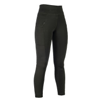 Leggings HKM Cosy II Style Vollbesatz 1/1 aus Silikon Kaki Groen