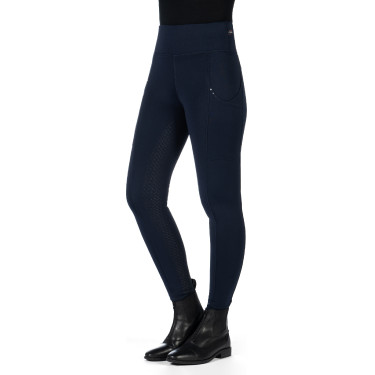 Leggings HKM Cosy II Style Vollbesatz 1/1 aus Silikon Donkerblauw Leggings HKM Cosy II Style Vollbesatz 1/1 aus Silikon Donkerblauw