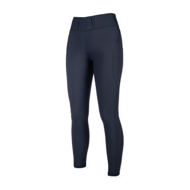 Legging HKM Jil High Waist met siliconen kniestukken Donkerblauw