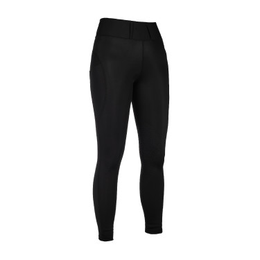 Legging HKM Jil High Waist met siliconen kniestukken Zwart