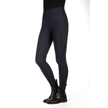 Legging HKM Jil High Waist met siliconen kniestukken Zwart