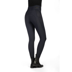 Legging HKM Jil High Waist met siliconen kniestukken Zwart