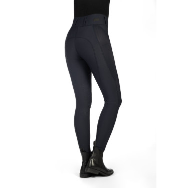 Legging HKM Jil High Waist met siliconen kniestukken Zwart