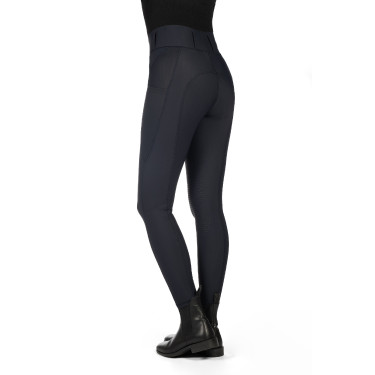 Legging HKM Jil High Waist met siliconen kniestukken Zwart
