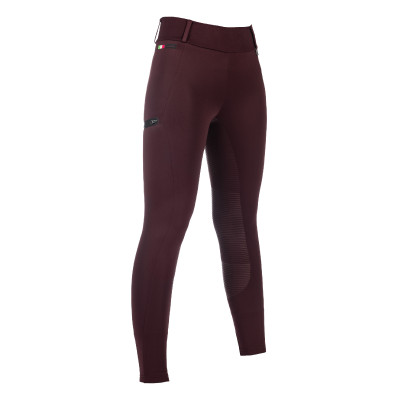 Legging Lauria Garrelli Livigno fond 1/1 en silicone Bordeaux
