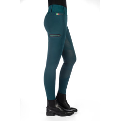 Legging Lauria Garrelli Livigno fullseat 1/1 in siliconen Donkergroen