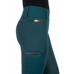 Legging Lauria Garrelli Livigno fullseat 1/1 in siliconen Donkergroen