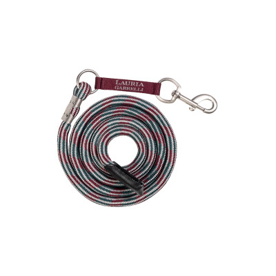 Longe Lauria Garrelli Livigno met musketon Bordeaux